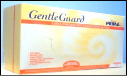 Gentle guard medical grade latex powder free gloves size xs low protein for sale