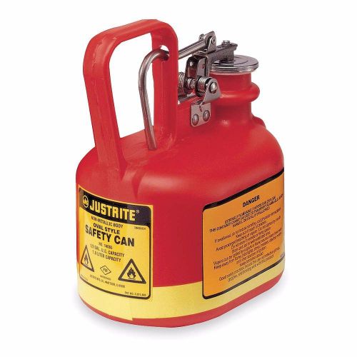 JUSTRITE 14065 Type I Safety Can, 1/2 gal., Red (M2710*A)