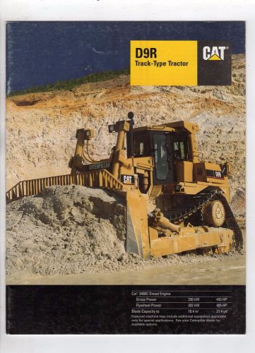 Caterpillar sales/spec brochure D9R Track-Type Tractor 1995 free shipping USA