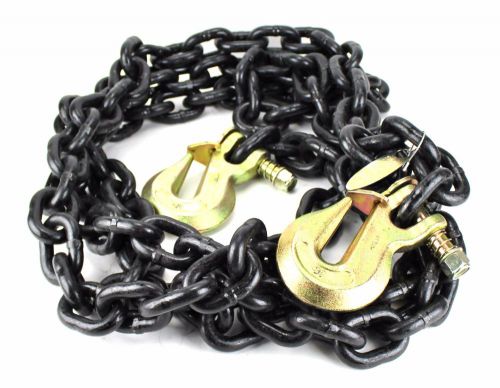 B/A Products G8-5820TL Chain 5/8&#034; x 20&#039; Ft Grade 80 2 Lockable Grab Hooks USA PW