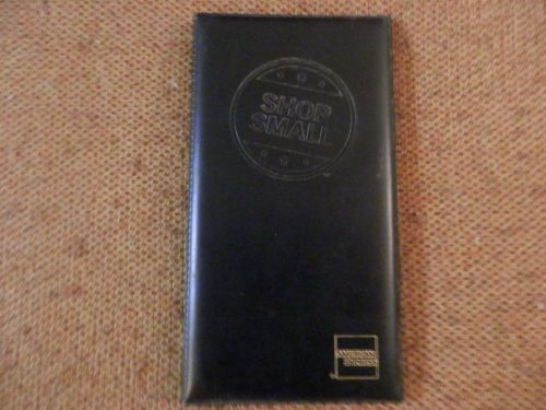 Black Small Shop American Express Card/Money Holder