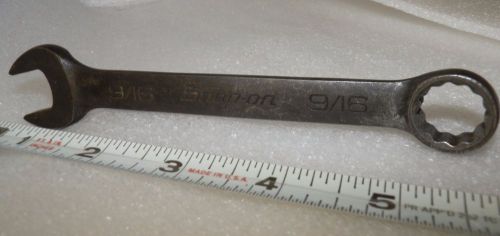 9/16” short combo wrench black oxide USA Snap On GOEX180b nice