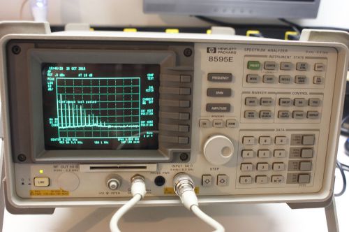 Agilent / HP 8595E  9 kHz - 6.5 GHZ Spectrum Analyzer. Opt: 004,041,105,151,163.