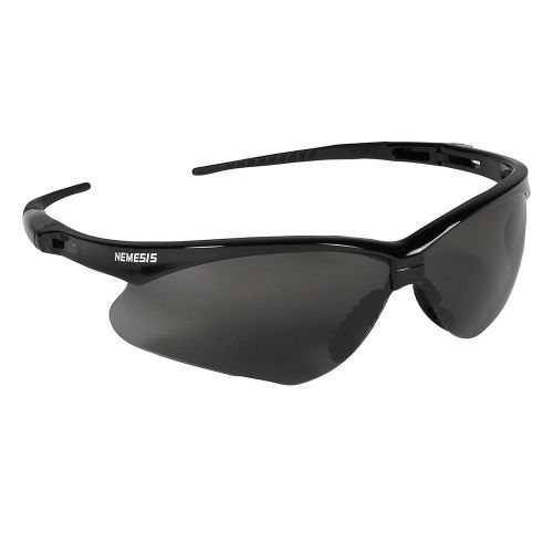 Jackson Safety V30 Nemesis Safety Glasses (22475) Smoke Anti-Fog Lens with Bl...