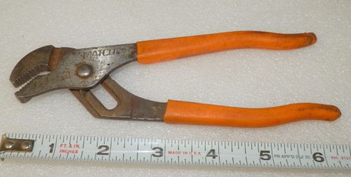 Matco pgj6 channel lock pliers with lite initial  and some surface oxid. for sale