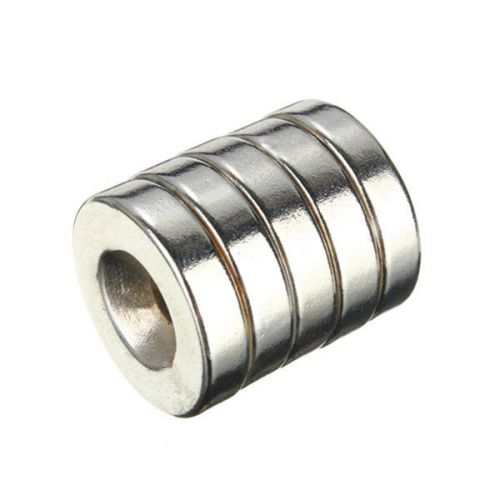 5pcs N50 20x5mm Hole 5mm Countersunk Ring Magnets Round Rare Earth Neodymium