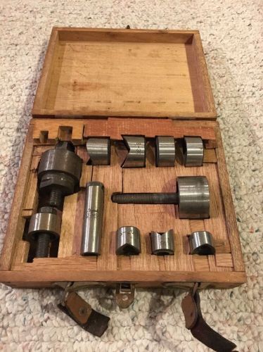 Vintage Shark Japan Chassis Punch Set Screw Type Tool No. 110 Calrad CP-11 w/box