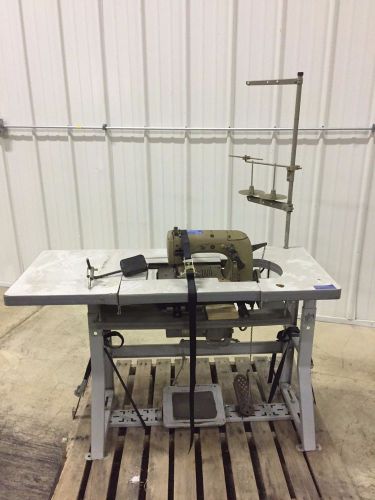 N-C Carpet Binding Commercial Sewing/Binder Machine &amp; Table BAC20 USED
