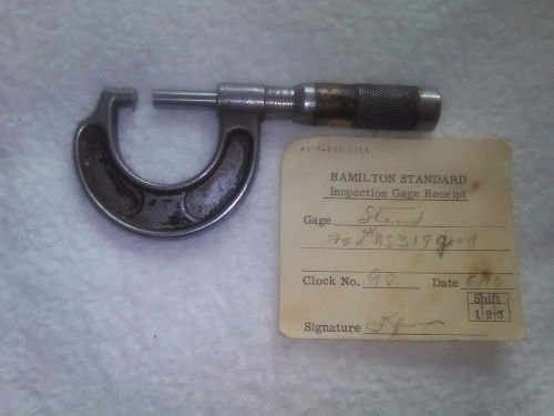 Vintage micrometer 0-1 inch for sale