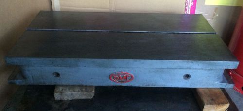 Omt surface inspection plate: 30&#034; x 15&#034;: 5&#034; tall: w t-slot: machinist: very nice for sale