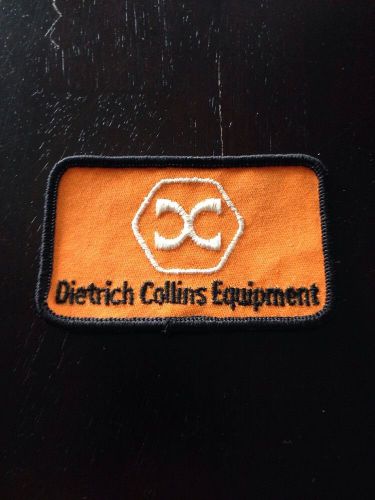 Vintage Dietrich Collins Equipment 3&#034; Patch Sew On Construction Vancouver BC