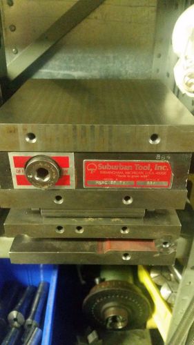 NICE SUBURBAN TOOL NO. MSPC-66-FP 6 X 6 &#034; MAGNETIC SINE PLATE dual compound fine