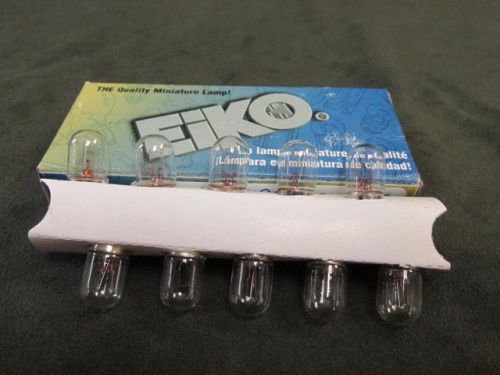 Lot of (10) NEW Eiko 1829 Miniature Bayonet Base Lamps Light Bulbs 28V 70mA