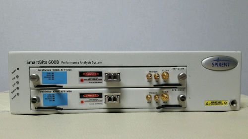Spirent SmartBits SMB-600B Chassis With XFP-3731A 2pcs, Tested, Working