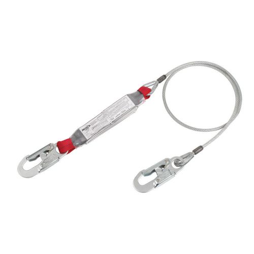 New dbi/sala protecta 6ft. pack cable shock absorbing lanyard-1340401-free ship for sale