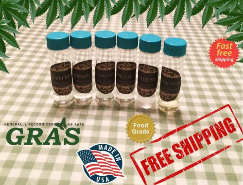 Strain Specific  Terpene Solution Connoisser Concentrates Kosher GRAS FOOD GRADE