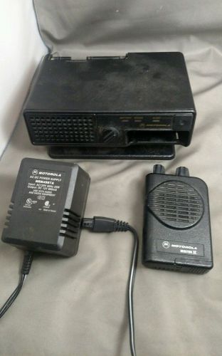 Motorola minitor iv vhf  2 ch with stored voice model ao3kus9239ac and charger for sale