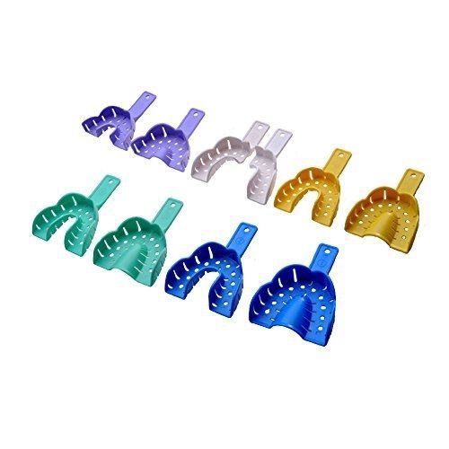 Fadyshow oral instrument professional dental impression tray total 10pcs for sale