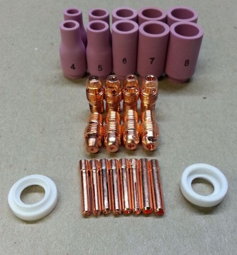 Tig welding collet /collet body /cup kit for wp 9 20 25 torches