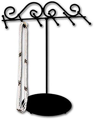 Black Metal Counter Top Necklace Jewelry Display Stand