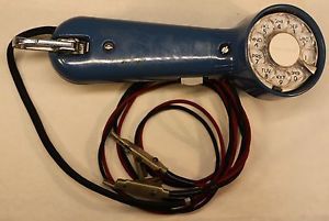 Vintage Western Electric Bell System Lineman Test Set Handset Rotary Telephone