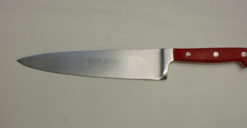 Used Mundial 5110-8 8&#034; Chef Knife With Blade Protector Sleeve