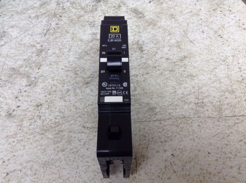 Square D EJB14020 20 Amp 1 Pole Circuit Breaker 277 VAC EJB