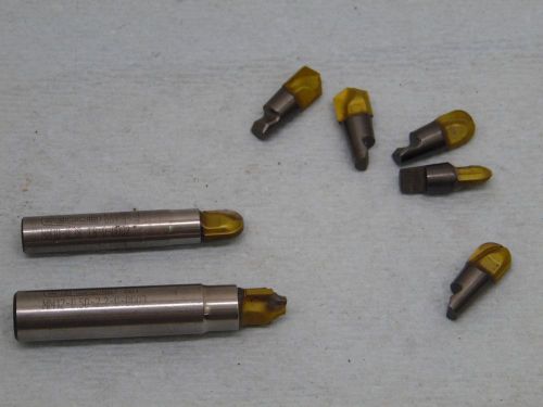 set of 2  seco  milling cutters with extra bits