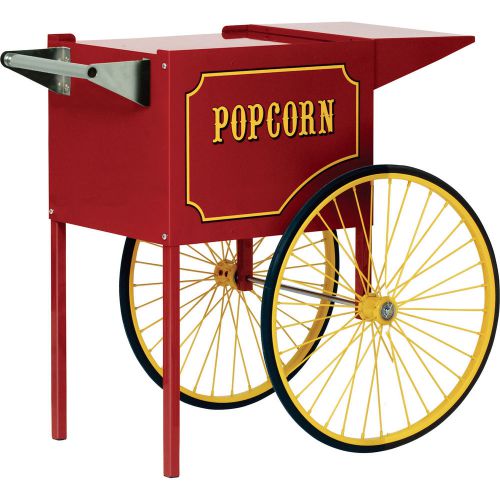 1911 Medium Red Popcorn Machine Cart - For 1911 6-Oz./8-Oz. Models