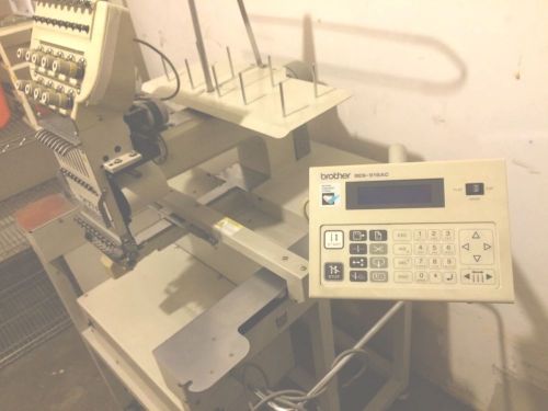 Brother&#039;s  Industrial Embroidery Machine. 1-head,9 Needle W/ Table &amp; Accessories