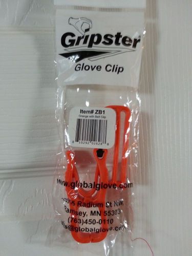 Gripster glove clip - 1 green and 3 orange available for sale