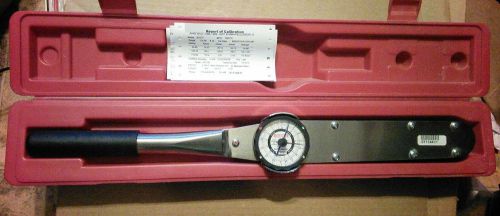 Proto J6121F 1/2 Drive Dial Torque Wrench 35-175 Ft-Lb