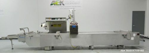 Used- Multivac Model R5200 Roll Stock Thermoform Packer. 610mm Web Width. Machin