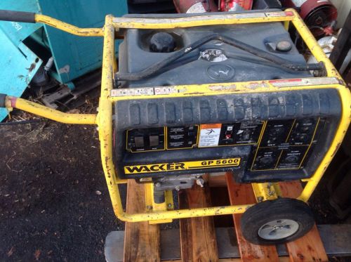 Wacker Gp5600 Generator