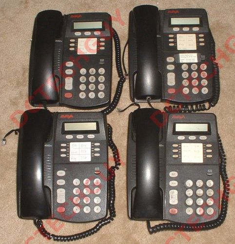 (ZL) AVAYA MAGIX 4406D+ TELEPHONE LUCENT AT&amp;T WORK GREAT - Lot/4 - FAST SHIPING!