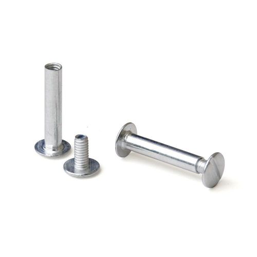 1 in. Aluminum Chicago Screws/Screw Posts (Qty 100 sets)