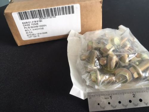 (1 unit of 50 bolts metric) aerospace machine bolt hex end for sale