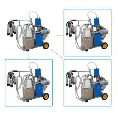 US Milker Electric Piston Vacuum Pump Milking Machine Fr form Cow Cattle Bucket