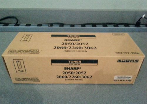 SHARP 2050/2052/2060/2260/3062 Group 360/365 BLACK TONER CARTRIDGE COPIERS NEW!