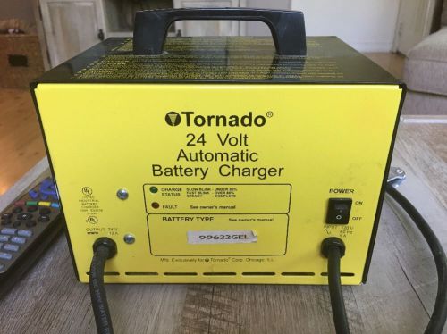 Breuer tornado 24 volt automatic battery charger floor scrubber for sale
