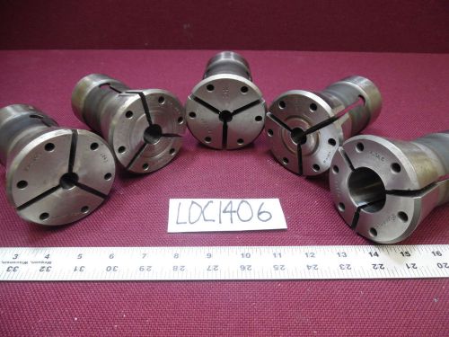 Lot of 5  flex-e-on collet maker metal working loc 1406 for sale