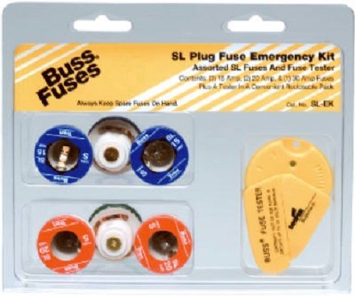 Cooper Bussmann 6 Piece, Plug Fuse Kit Assortment