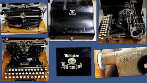 Rare Hammond MultiPlex Typewriter for Collector or Museum