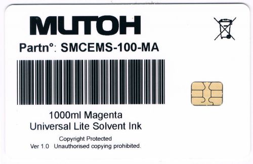 Mutoh Smart Card (Magenta 1000ml v.1.0) for Mutoh Valuejet Printers.