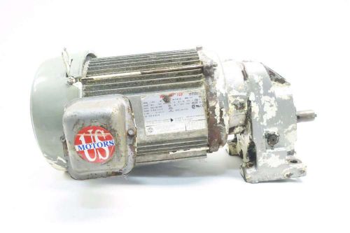 Us motors e192a unimount 125 3hp 460v 1745rpm 182t gear motor 4:1 414rpm d546701 for sale