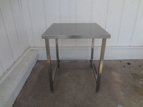 30&#034; x 30&#034; Stainless Steel Work Table #1756
