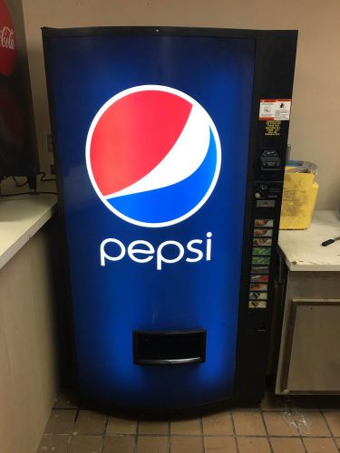 DIXIE NARCO Bottle Can Vending Machine w/ Pepsi NEW AGE graphic