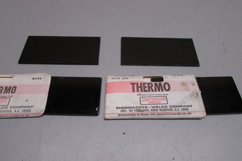 Thermacote Welco THERMO Welders Filter Lens 2&#039;&#039; x 4-1/4&#039;&#039; T9H + More!