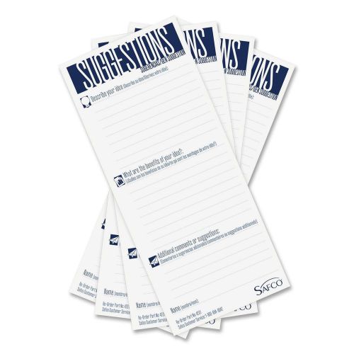 Safco Products 4231 Refill Suggestion Box Cards for Suggestion Boxes (sold se...