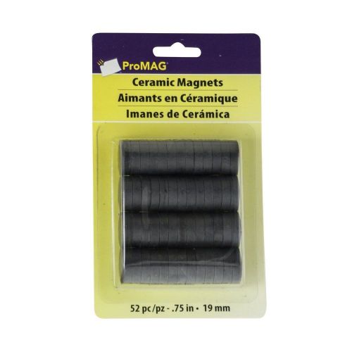 MAGNETS Round Ceramic Disc Ferrite Strong Refrigerator Craft 3/4&#034; Magnets 208ct